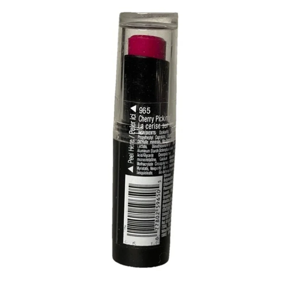 Wet n Wild MegaLast Lipstick‎ Cherry Picking Bold Berry Pink 965 New Sealed Sexy